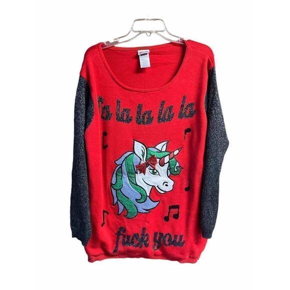 Spencer’s Gift Xmas Vulgar Light Up Sweater Sz XL - Picture 1 of 8